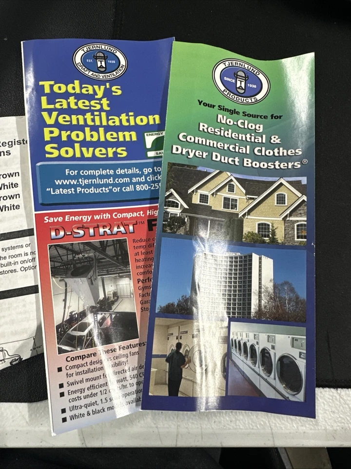Amplificador de registro de conductos Tjernlund 6 pulgadas x 10 pulgadas registro de ventilador marrón RB10X6B Foto 3 de 4