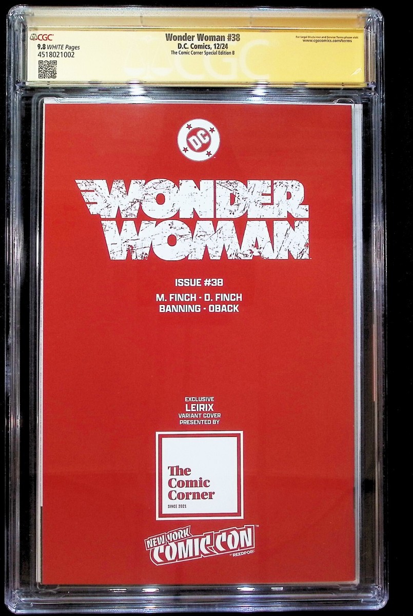 WONDER WOMAN #38 - LESLEY LEIRIX LI NYCC 2024 EXCLUSIVE VARIANT