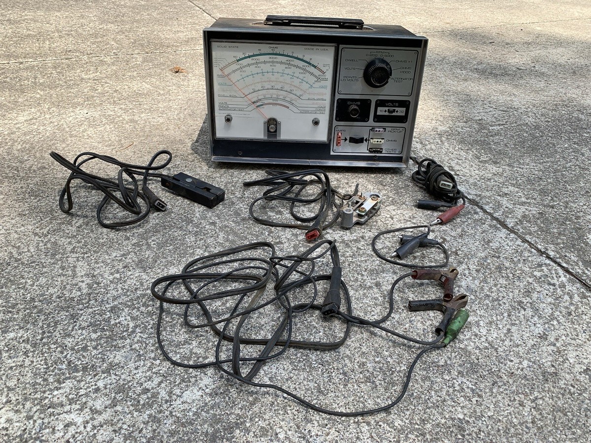 Vintage SEARS PENSKE AUTOMOTIVE Engine Analyzer .21042 | eBay