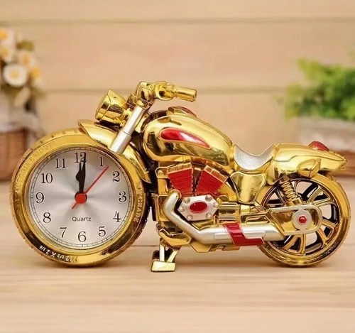 1pc Motorcycle Alarm Clock, Motorcycle Ornament,For Home, Living Room, & Office - Picture 4 of 9
