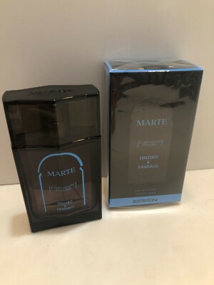 BATTISTONI MARTE GINGER & SANDALO 3.4 OZ / 100 ML EAU DE TOILETTE SPRAY NEW 