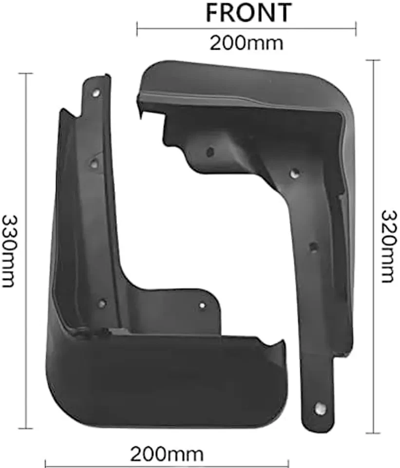 For Honda Civic Sedan 2022 2023 2024 2025 4x Front Rear Splash Guards Mud Flaps - Image 3 of 4