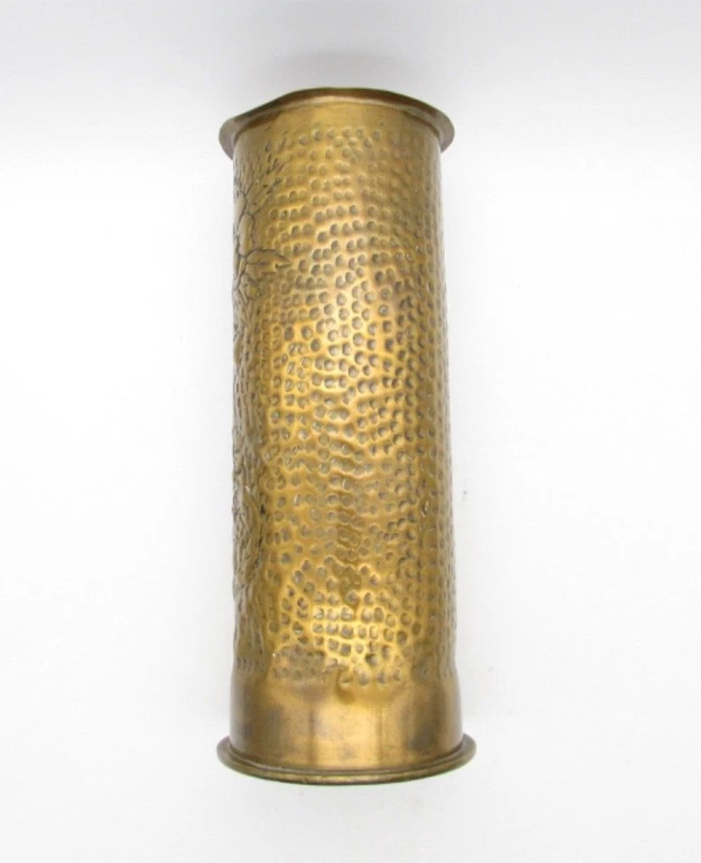 Original Primera Guerra Mundial Imperial Prusiano Alemán 90mm Concha Perona Francia Trinchera Arte 1915 Foto 3 de 4