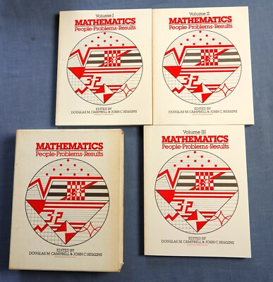 3 VOL. BOXED SET: Mathematics : People, Problems, Results by Douglas Campbell