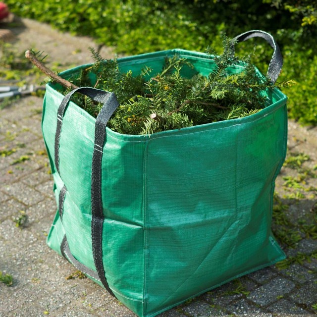Nature Garden Leaves Waste Rubbish Bag 2 Handles 252l Reusable