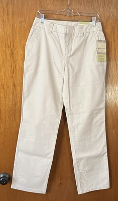 Sonoma Life+Style Women's Beige Straight Leg Pants-NWOT-6