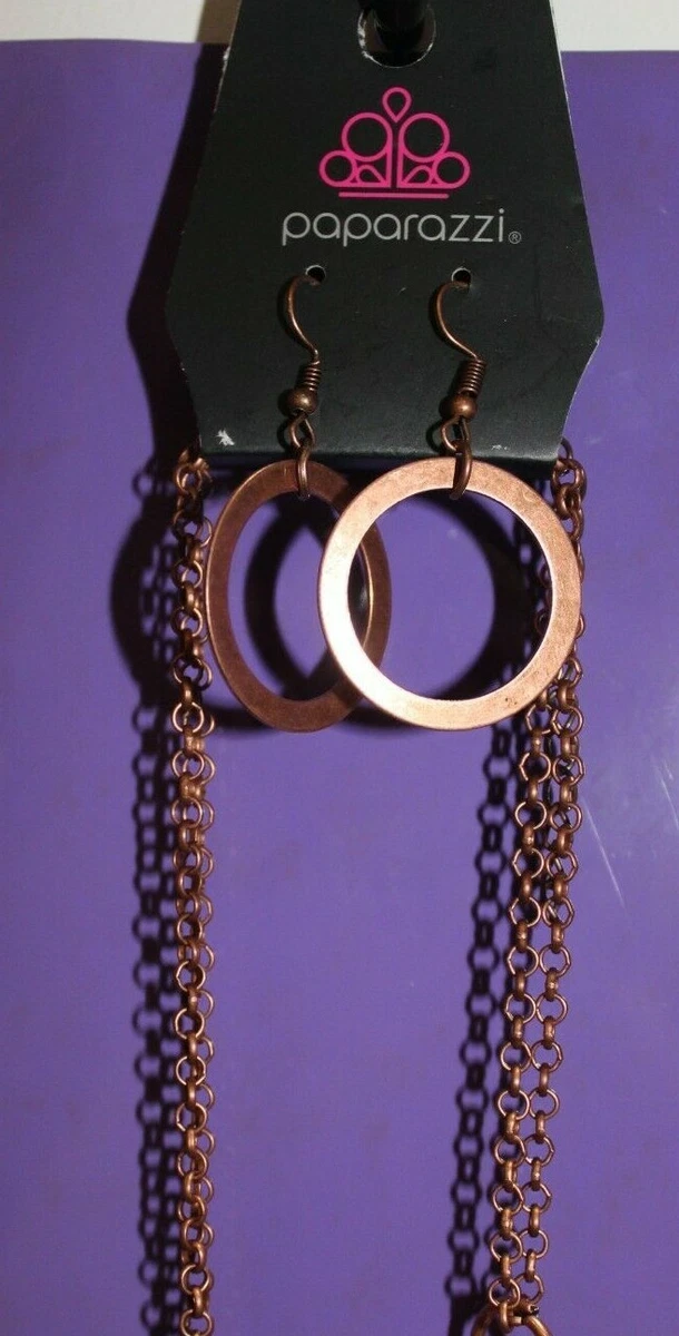 In full orbit sale copper necklace paparazzi