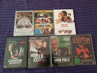 DVD Sammlung OMAR SHARIF * Doktor Schiwago, Condor Komplott, Der 13. Krieger usw
