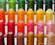 New 63 Brother Colors Machine Embroidery Thread Set 40wt Cones ETKS63 Free Ship