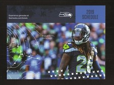 Seattle Seahawks--Shaquill Griffin--2019 Pocket Schedule--KCLK