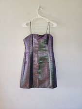 Likely Metallic Purple Lurex Hailey Holifay/ Party Dress size 4 NWT 