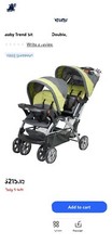 Baby Trend Sit N' Stand Double Stroller - Carbon