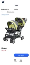Baby Trend Sit N' Stand Double Stroller - Carbon