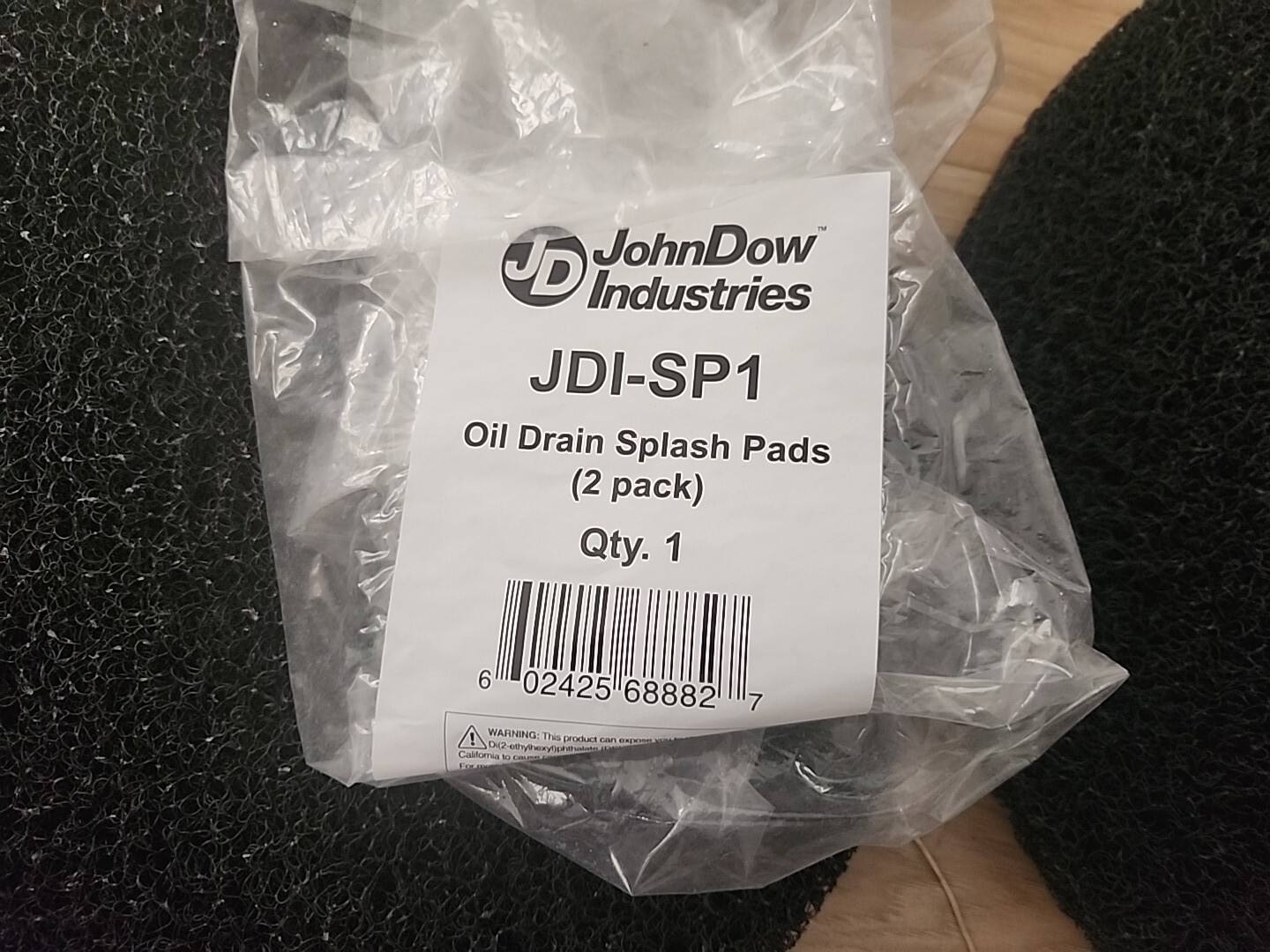 John Dow JDI-SP1 Oil Drain Splash Pads (2 pack) 15 inch