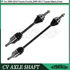 Pair Front CV Axle Shaft for 2009-2015 2016 2017 2018 Toyota Corolla Matrix 1.8L