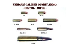 Decorative Dummy Ammo Bullets Rounds Prop Replicas - Various Calibers