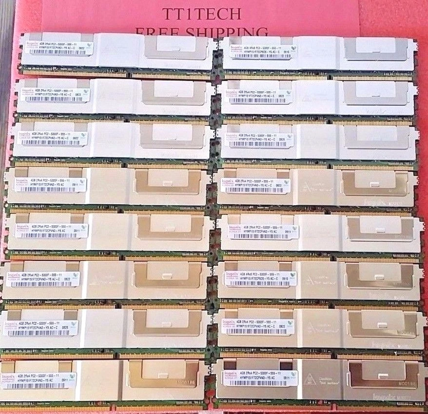 HP 64GB (16@4GB) MEMORY KIT FOR HP ProLiant DL380 G5. DL 460C G5   w/90day WRTY - Image 2 of 4