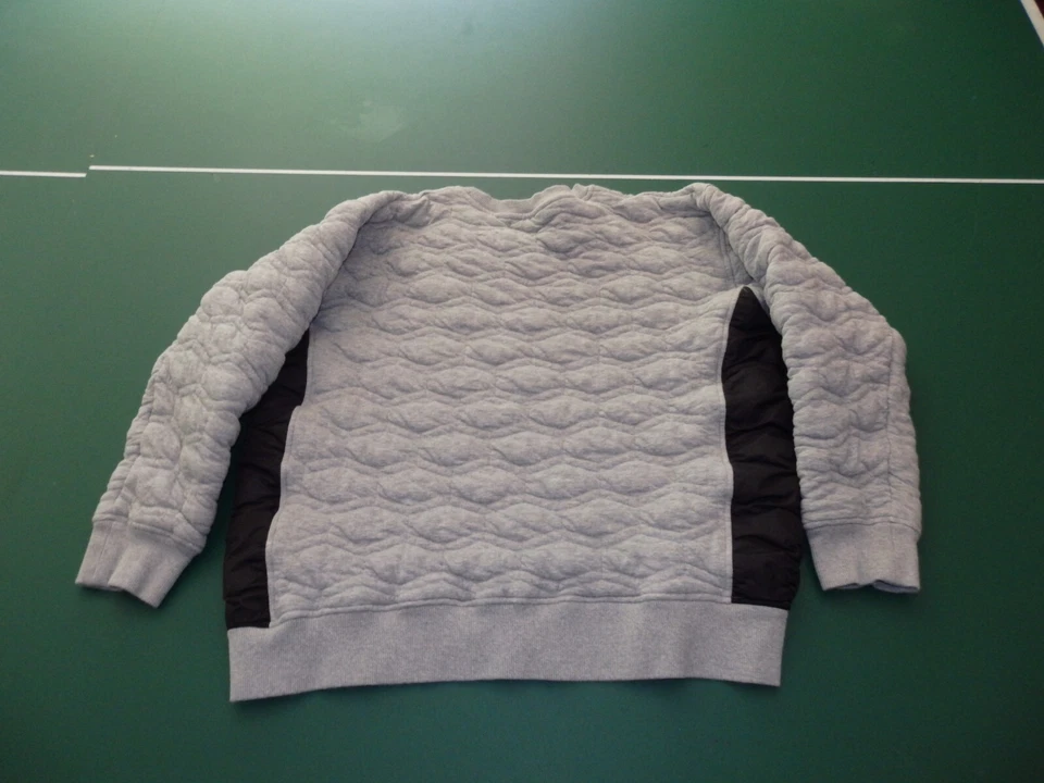 RARE Men's Staple Pigeon Crew Sweatshirt size XL Miramar Quilted Grey Black EUC - Image 2 of 4