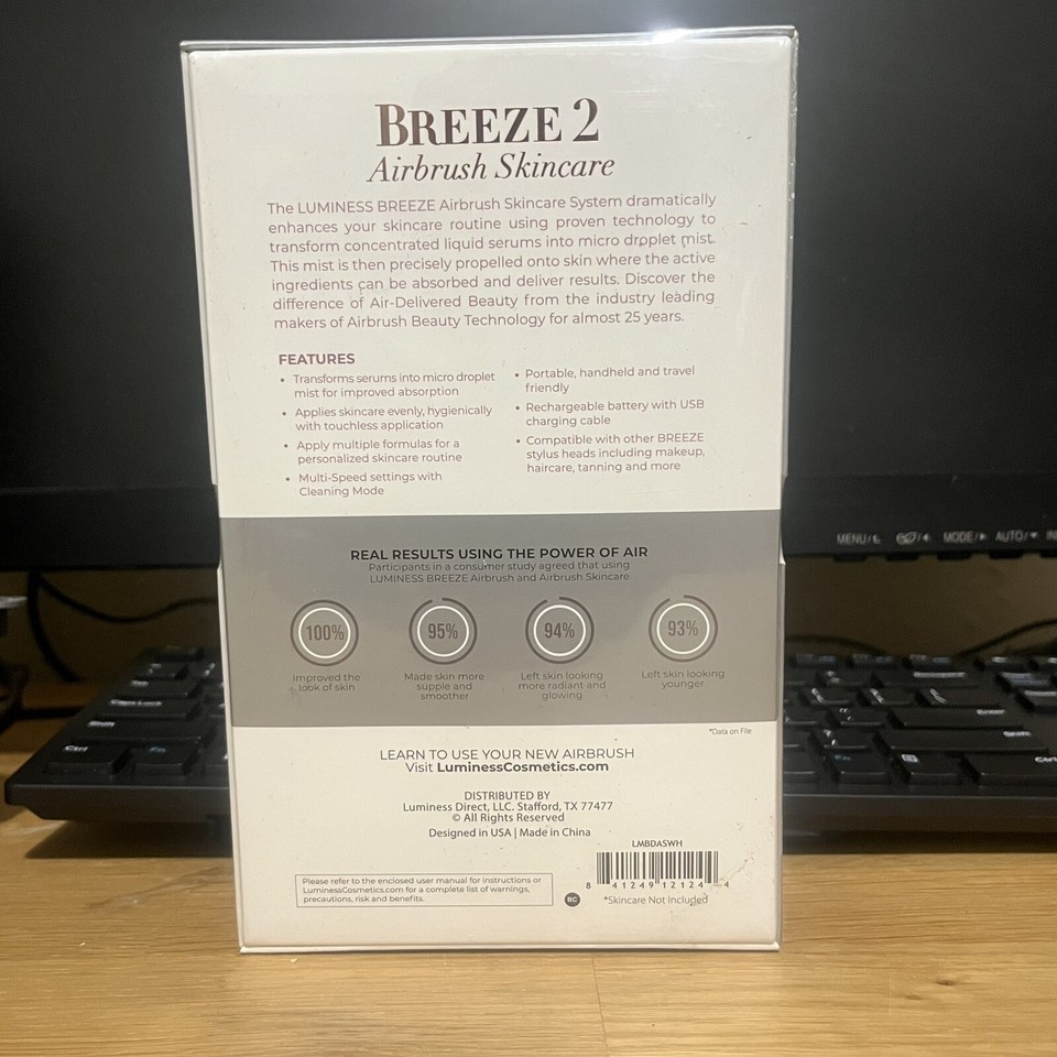 NEW Luminess BREEZE Airbrush Makeup Handheld Cordless Skin Care eBay