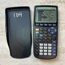 TI-83 Plus Graphing Calculator w/ Cover TESTED WORKING Minor Screen Flaw