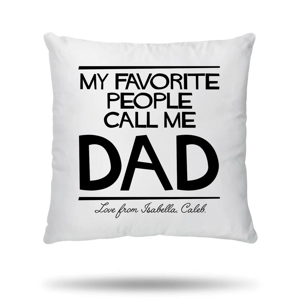 Funda de almohada personalizada con cojín mejor papá siempre súper papá novedad cumpleaños Foto 4 de 4