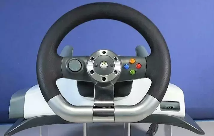 Xbox 360 Wireless Racing Wheel with Force Feedback Pedals - microsoft x box