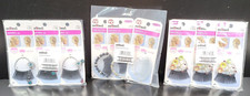  9 Scunci Bendini Hair Clips Mix Set Flower Bead Jewel Slide Snap Fun Style NEW