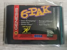 Thumbnail of ebay&reg; auction 314627781973 | 6 - Pak - Sega Mega Drive - Nur Cartridge - Streets of Rage - Golden Axe..