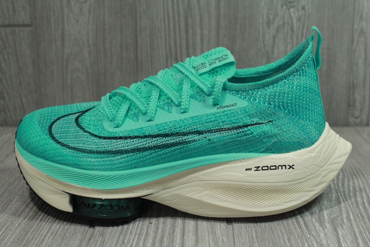 Nike Womens Air Zoom Alphafly Next % Turquoise Run Shoes Sz
