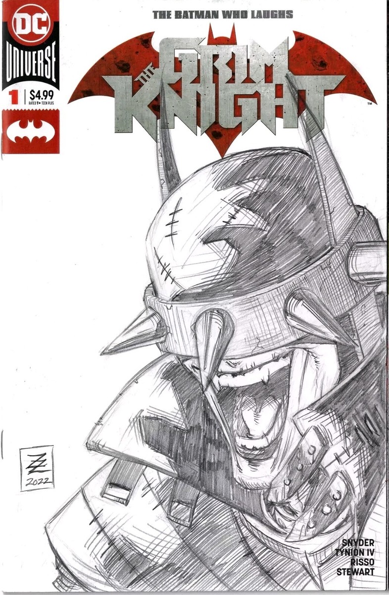 BATMAN WHO LAUGHS Grim Knight 1 (2019) Blank Cover Comic w