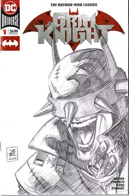 BATMAN WHO LAUGHS Grim Knight 1 (2019) Blank Cover Comic w
