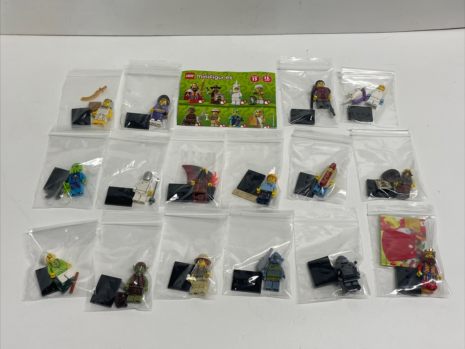 Lego Minifigures Series 13 (71008) Lot of 16 Figures Complete Set