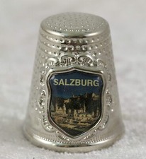 Metal Thimble salzburg sewing collectable