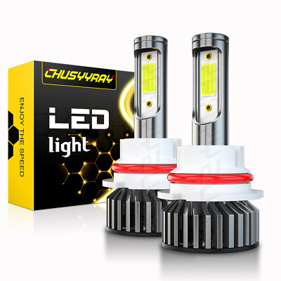 6000K White For 2001-2005 Ford Explorer Sport Trac LED Headlight Hi/Lo Kit Bulbs