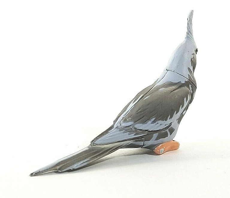 Japan Kaiyodo Choco Q Cockatiel Bird Miniature Realistic Animal