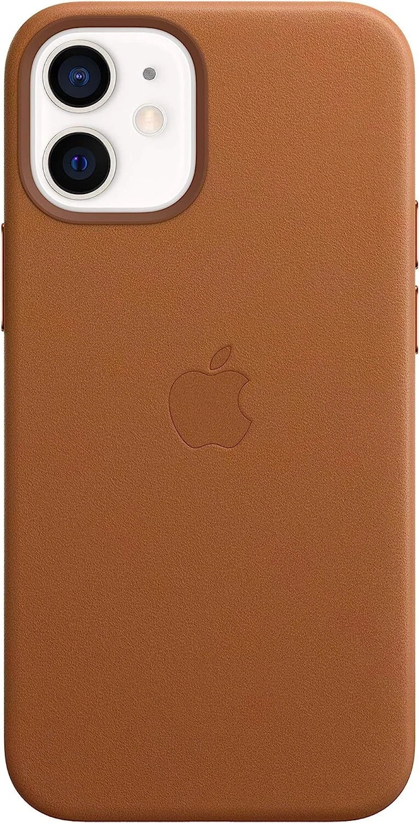 Apple iPhone 12 mini Leather Case with MagSafe - Saddle Brown MHK93ZM/A Apple iPhone 12 mini Leather Case with MagSafe - Saddle Brown MHK93ZM/A