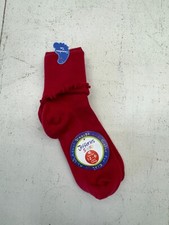 Jefferies Socks Red Crew Socks Unisex Kids Size 12-6