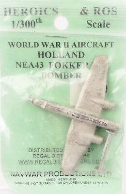 Heroics & Ros NEA-43 Fokker T.5 Bomber 1/300 Scale Cast Metal Model Kit