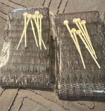 12pcs Vintage Style Hair Roller Large BRUSH ROLLERS PINS Mesh Hair Curlers NEW