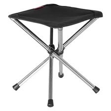 Portable Camping Stool Backpacking Stool Carry Bag Foldable Outdoor BBQ Chair