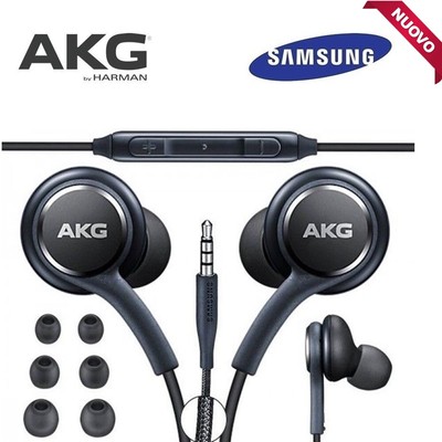 Cuffie Auricolari In-Ear + Mic Originali Samsung By AKG Per Galaxy S9 S8  S10 | eBay
