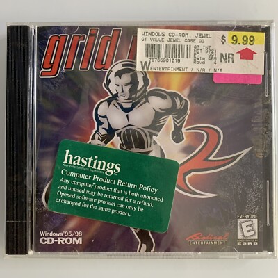 Grid Runner PC Video Game CD-Rom New Sealed Windows 95/98