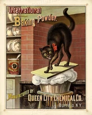 1885 Baking Powder Vintage Style Advertising Poster - 16x20