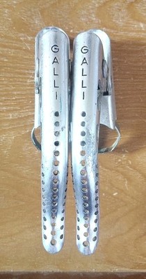[8.98]Vintage Galli Brake Lever Set Drop Bar Non Aero Pair Drillium 24 mm Clamp