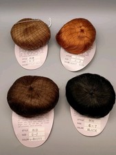 4 Playhouse Doll Wig Bob Sz 6-7 Strawberry Black Brown Carrot Red Full Cap Short