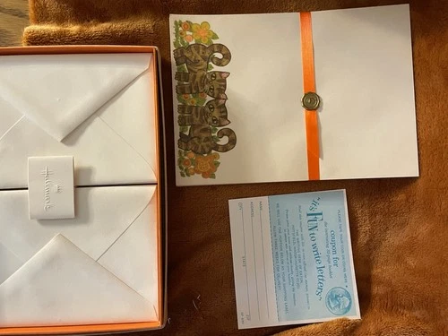 Vintage 1970’s Eaton’s It’s Fun To Write Letters Copy Cat Stationery Set