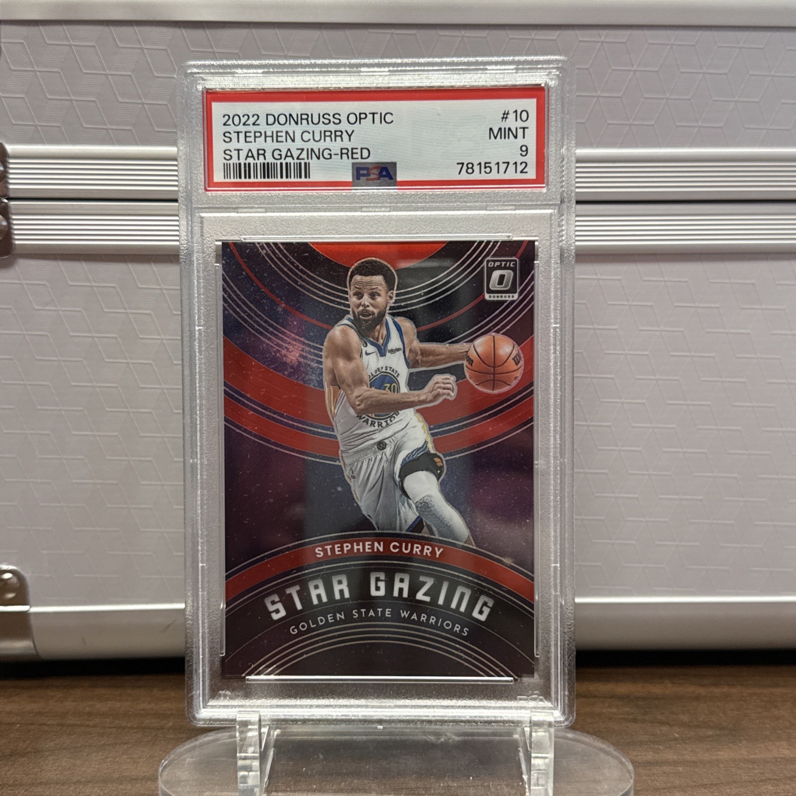 2022-23 Panini Donruss Optic - Star Gazing Stephen Curry #10 Red Prizm /99