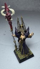 Dark Elves Sorceress – Metal Painted OOP Rare – Warhammer - 102 