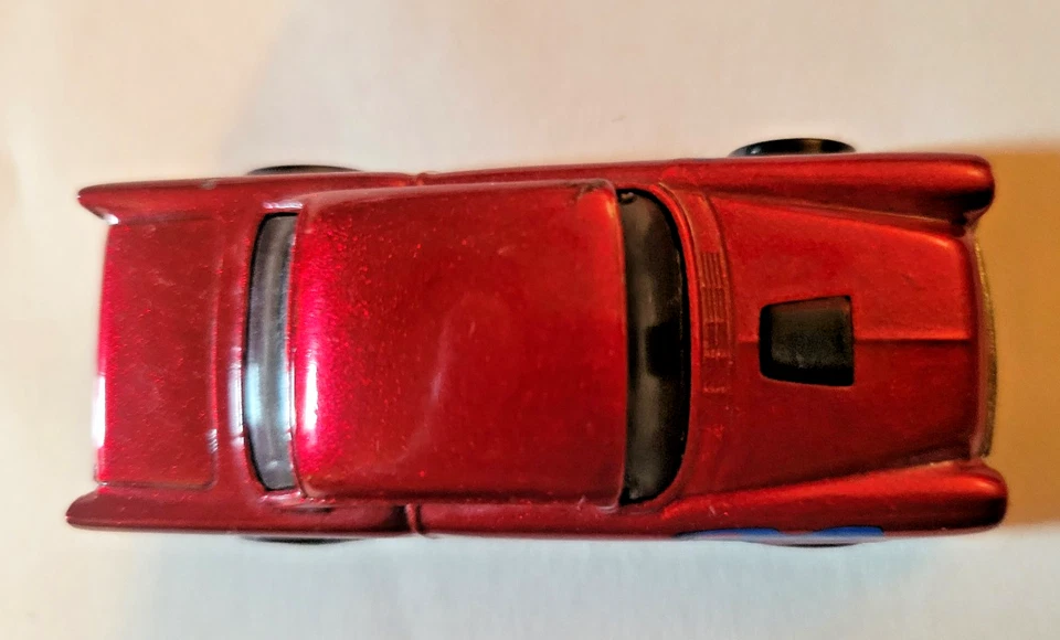 1978 Hot Wheels Red '55 Chevy Bel Air Coupe Red - Gold Wheels Malaysia Vintage - Image 4 of 4