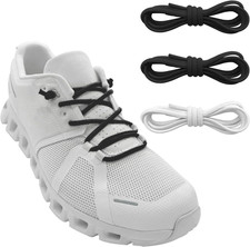 3 Pairs Elastic Shoe Laces Replacement Laces for on Cloud,Stretch round